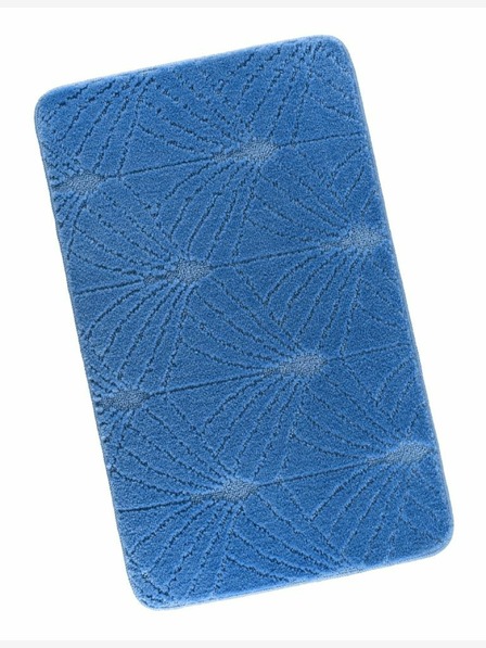 Bellatex Fürdőszoba szőnyeg 60x100cm búzavirág sötétkék Bellatex