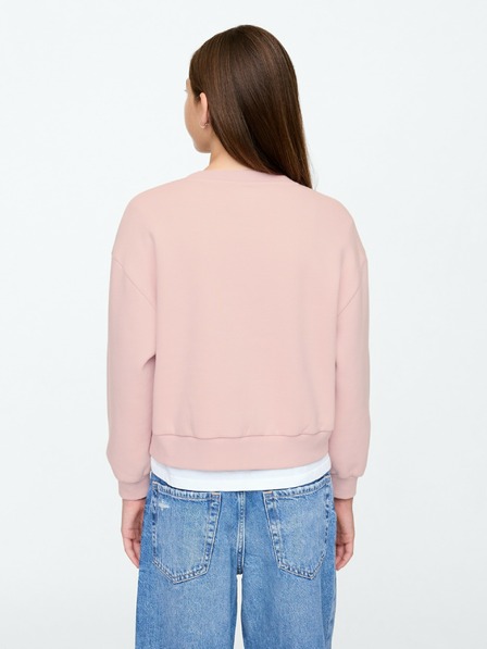 GAP Gyerek pulóver logóval és fleece béléssel GAP