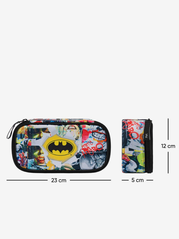 BAAGL  BAAGL Iskolai tolltartó Skate Batman képregények