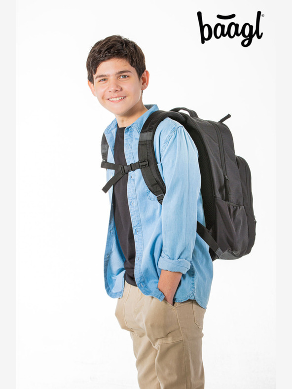 BAAGL  Coolmate Black Hátizsák