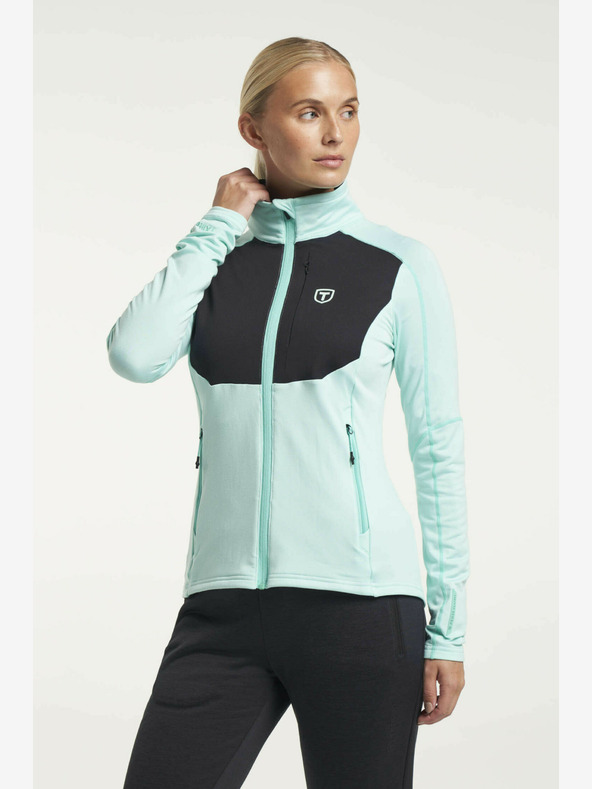 Tenson Női Tenson Txlite Full Zip funkcionális melegítőfelső W Világos türkizkék
