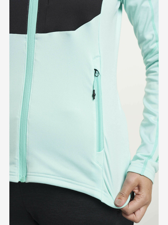 Tenson Női Tenson Txlite Full Zip funkcionális melegítőfelső W Világos türkizkék