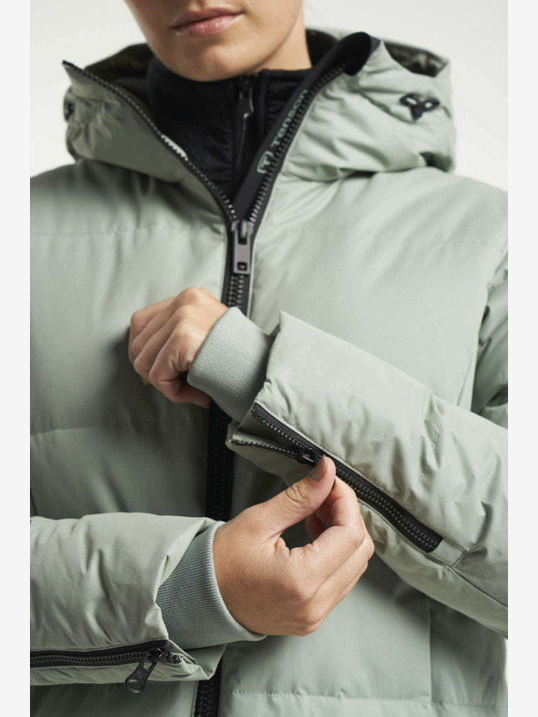 Tenson Női téli életmód kabát Tenson Shanna 2.0 Down Coat W Világoszöld