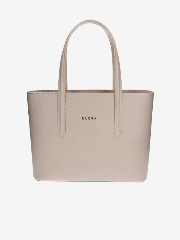 Elega Bézs női bőr kézitáska ELEGA Simone bézs női kézitáska