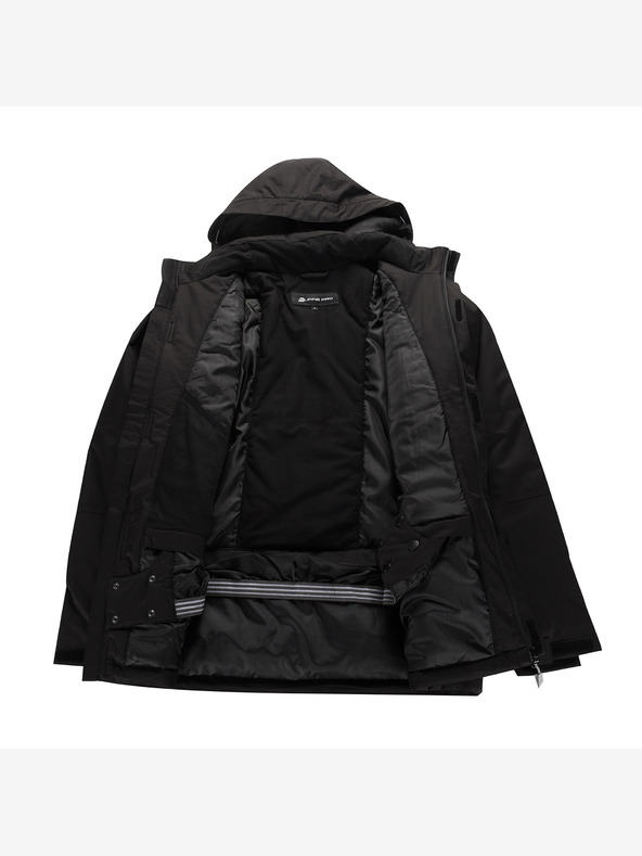 ALPINE PRO Férfi síbakancs ptx hó membránnal ALPINE PRO COMED fekete