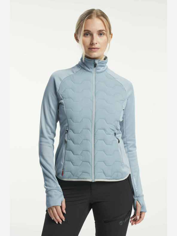 Tenson Női TENSON TXlite hibrid cipzáras kabát W világoskék