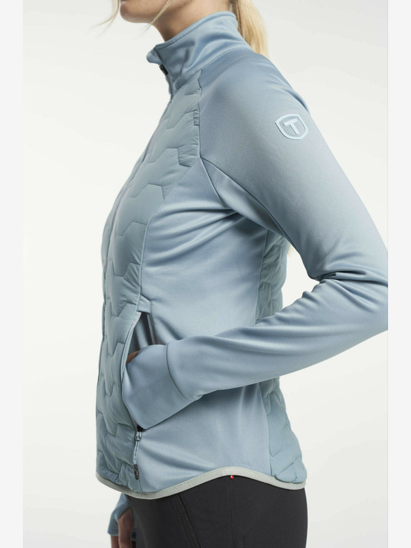 Tenson Női TENSON TXlite hibrid cipzáras kabát W világoskék