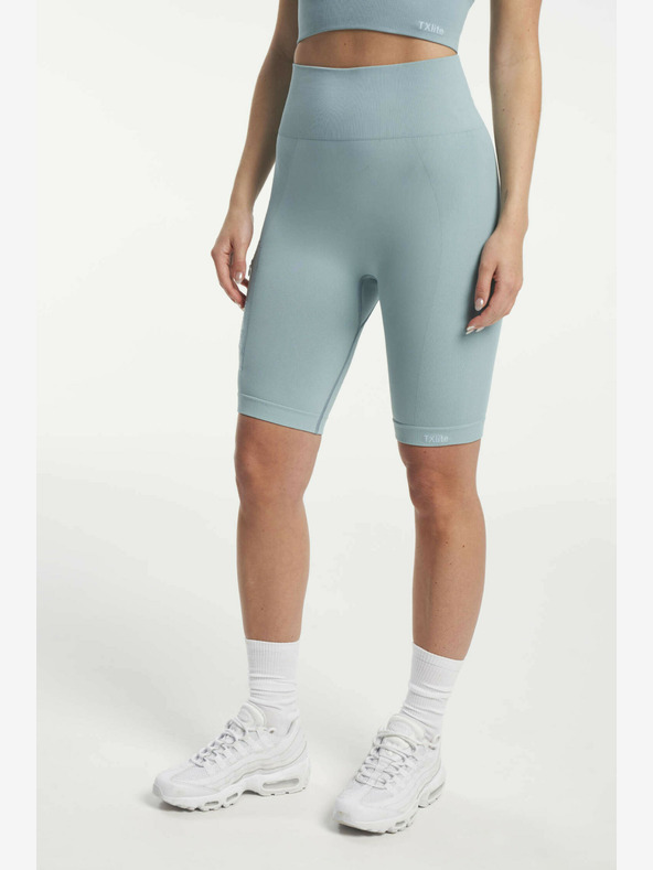 Tenson Női varrás nélküli funkcionális rövidnadrág TENSON Seamless Shorts W világoskék