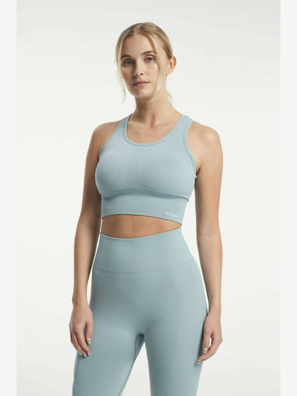 Tenson Női varrás nélküli funkcionális felső TENSON Seamless Top W világoskék