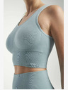 Tenson Női varrás nélküli funkcionális felső TENSON Seamless Top W világoskék