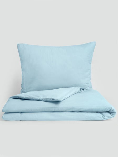 Kvalitex Klasszikus flanel ágynemű 140x200, 70x90cm világoskék
