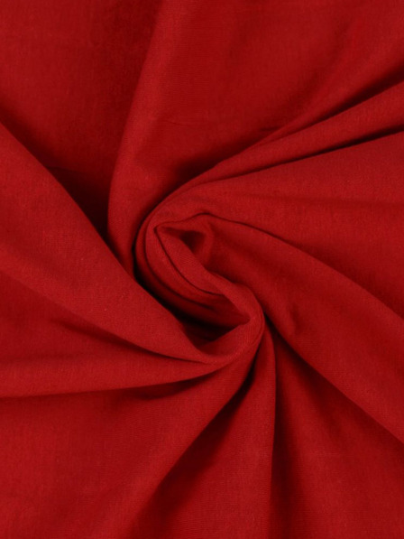 Kvalitex Jersey egyszemélyes lepedő 120x200cm piros