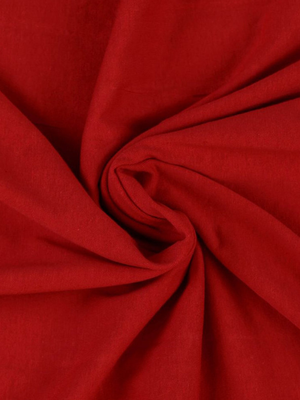 Kvalitex Jersey egyszemélyes lepedő 120x200cm piros