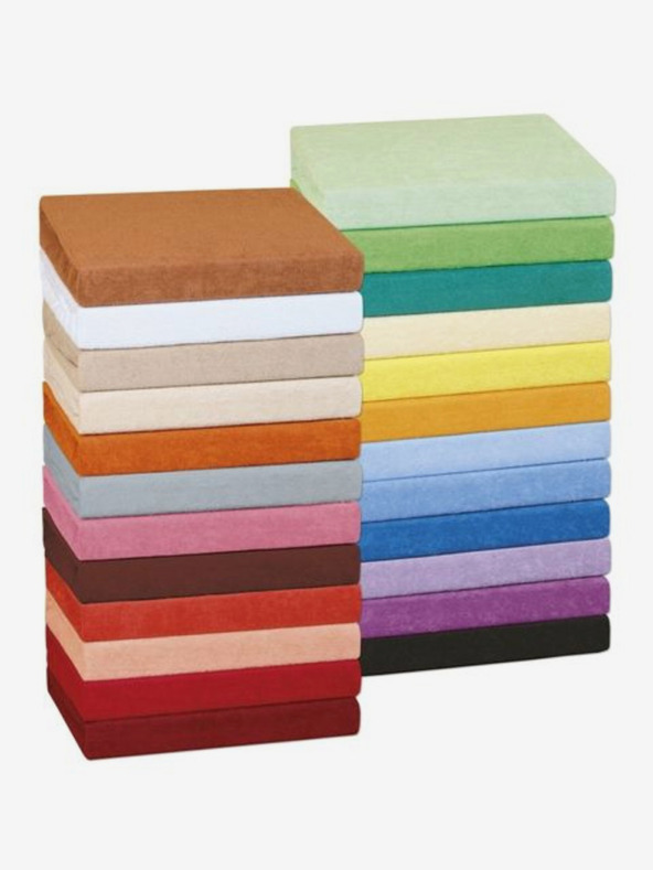 Kvalitex Frottír lepedő 100x200cm citrus