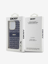 DKNY PC/TPU ismétlődő mintás tonális csíkos Magsafe hátlap az iPhone 13 Pro Max készülékhez Kék DKNY
