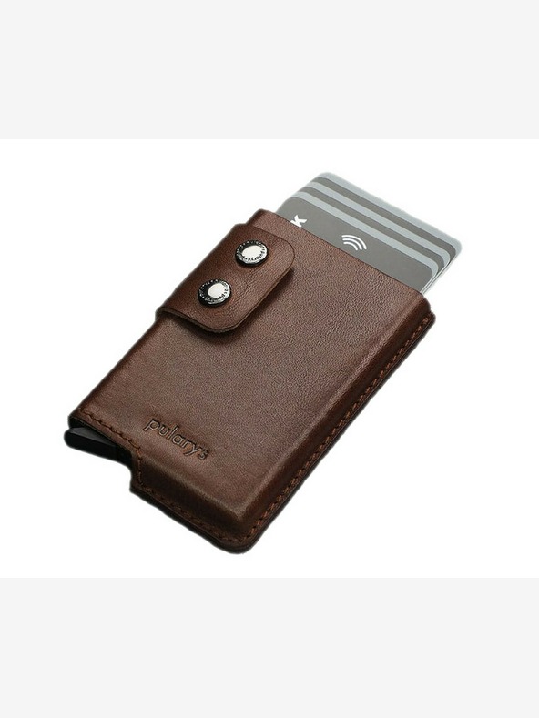 Pularys Pularys férfi bőrtárca Funky barna