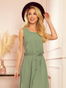 numoco Trapéz ruha - olívazöld Numoco VICTORIA
