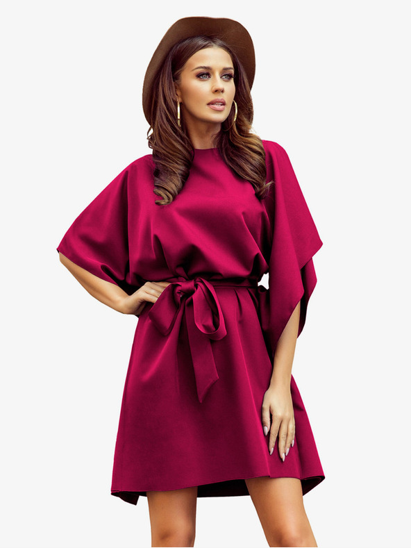 numoco Numoco SOFIA pillangó ruha derék megkötővel