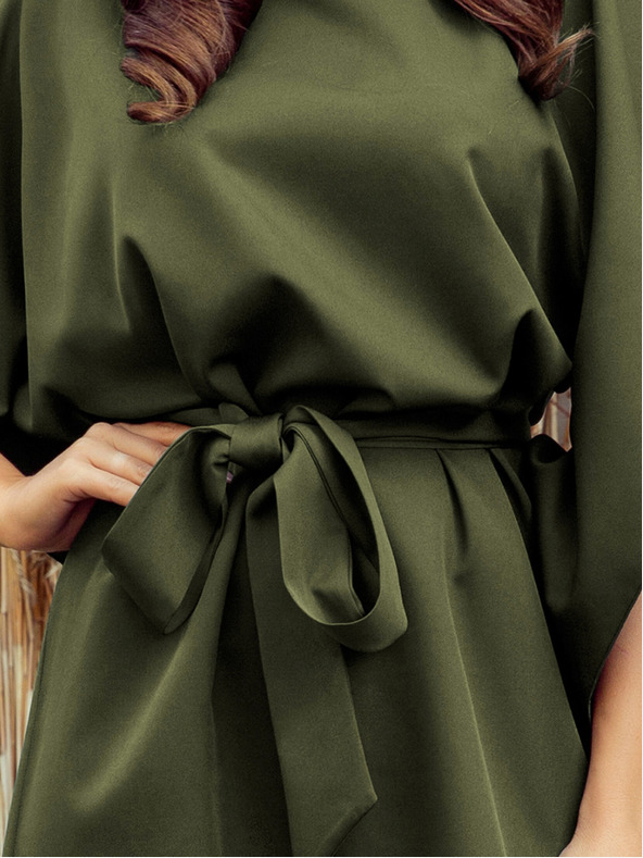 numoco Numoco SOFIA pillangó ruha derék megkötővel