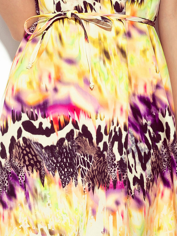 numoco Lapos ruha sárga leopárdmintával Numoco VICTORIA