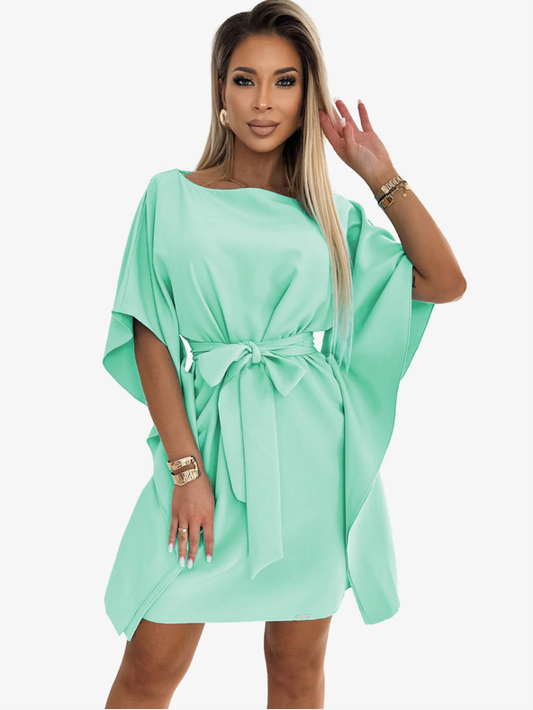 numoco Numoco SOFIA pillangó ruha derék megkötővel