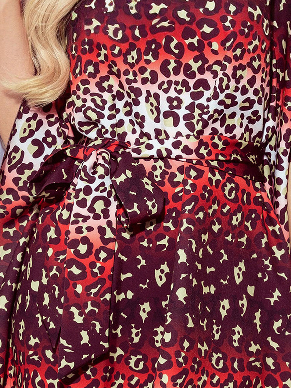 numoco Numoco SOFIA pillangó ruha derék megkötővel