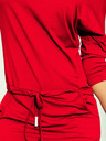 numoco Sportos ruha nyakkendővel és zsebekkel - piros Numoco