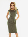 numoco SARA midi ruha - khaki Numoco Numoco
