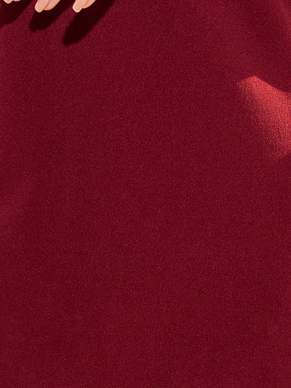 numoco Csipkés ujjú ruha - bordó Numoco MARGARET MARGARET