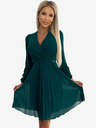 numoco Fodros sifon ruha nyakkivágással - zöld Numoco ISABELLE