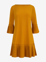 numoco Hajtogatott kényelmes ruha - mustár Numoco LUCY