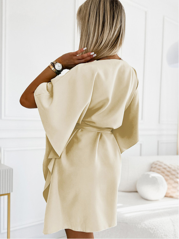 numoco Numoco SOFIA pillangó ruha derék megkötővel