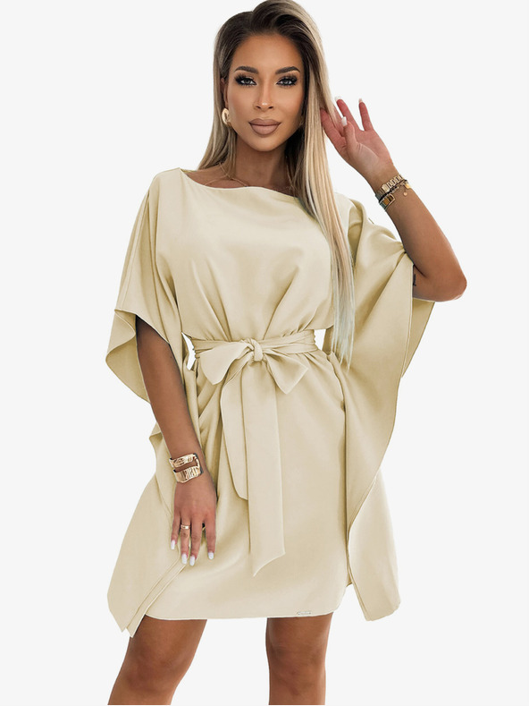 numoco Numoco SOFIA pillangó ruha derék megkötővel