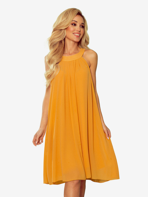 numoco Sifon ruha nyakkendővel - méz Numoco ALIZEE