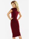 numoco SARA midi ruha - bordó Numoco Numoco