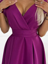 numoco Flared neckline ruha - fukszia csillámokkal Numoco SCARLETT Numoco SCARLETT