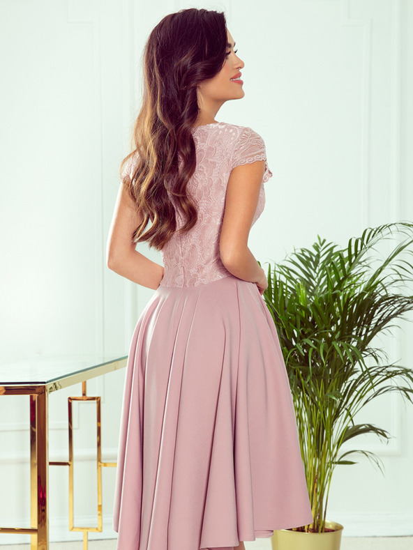 numoco Exkluzív ruha csipkével - rózsaszín Numoco PATRICIA