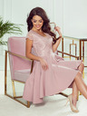 numoco Exkluzív ruha csipkével - rózsaszín Numoco PATRICIA