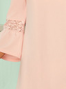 numoco Csipke ujjú ruha - pasztell rózsaszín Numoco MARGARET MARGARET
