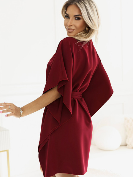 numoco Numoco SOFIA pillangó ruha derék megkötővel