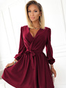 numoco Női dekoltázsos ruha - bordó Numoco BINDY Numoco BINDY