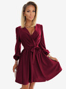 numoco Női dekoltázsos ruha - bordó Numoco BINDY Numoco BINDY