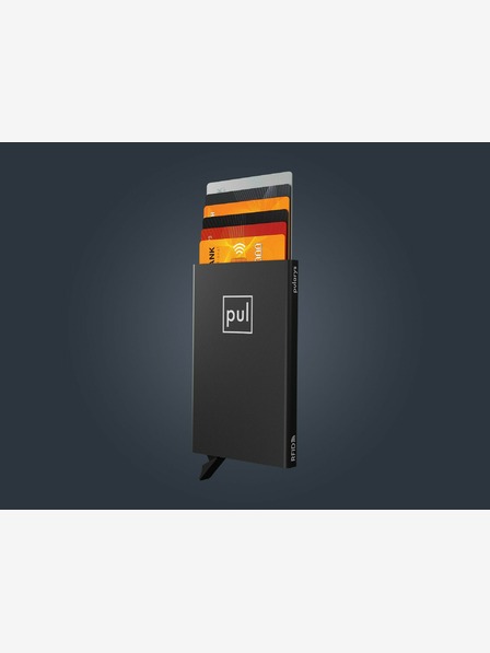 Pularys Pularys irattartó fekete, szálcsiszolt alumínium