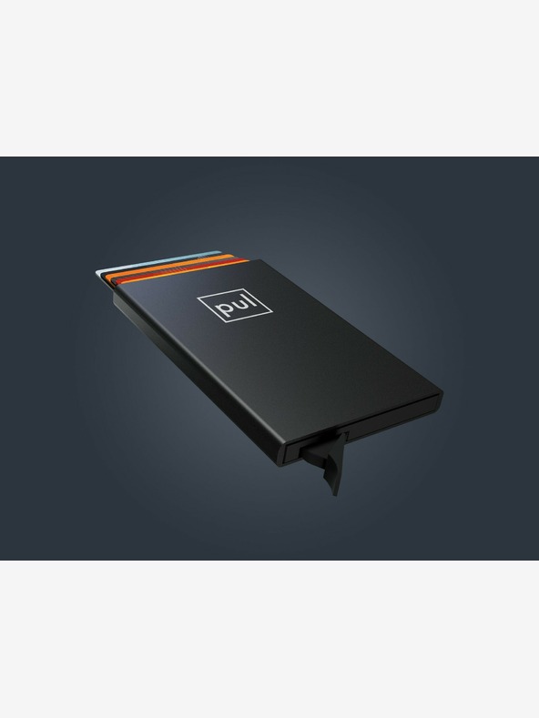 Pularys Pularys irattartó fekete, szálcsiszolt alumínium