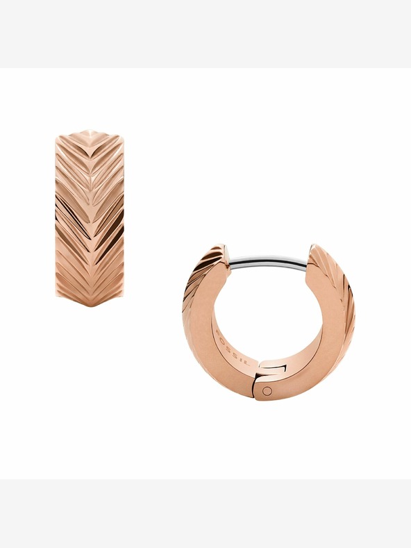 Fossil Női rózsaaranyozott fülbevaló Fossil JF04662791