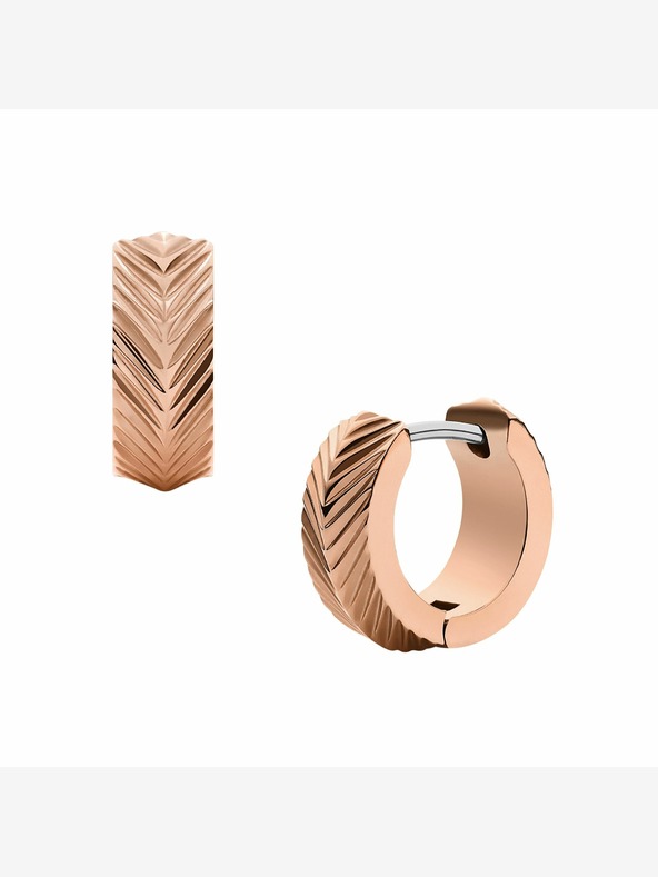 Fossil Női rózsaaranyozott fülbevaló Fossil JF04662791