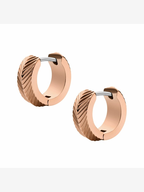 Fossil Női rózsaaranyozott fülbevaló Fossil JF04662791