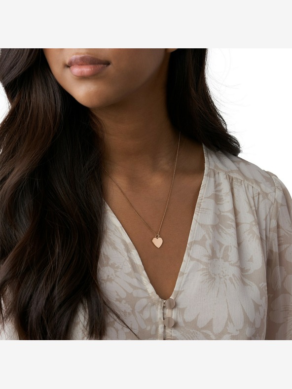 Fossil Női acél nyaklánc Fossil JF03021791 JF03021791