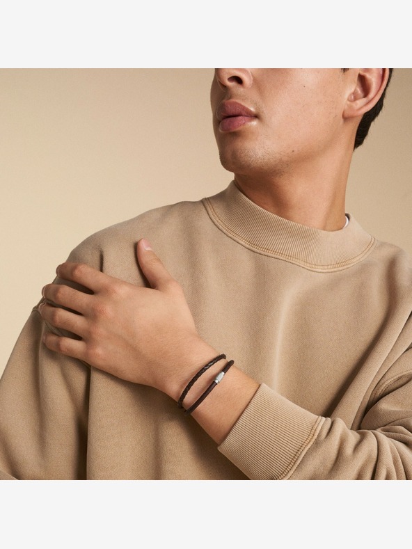 Fossil Férfi acél karkötő Fossil JF04702040 JF04702040