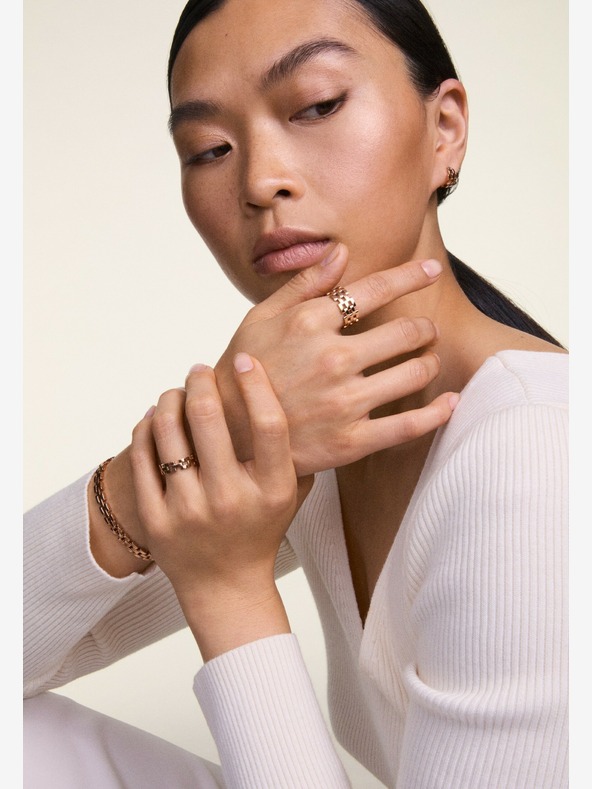 Daniel Wellington Daniel Wellington Rózsaarany acél 5 láncszemes gyűrű